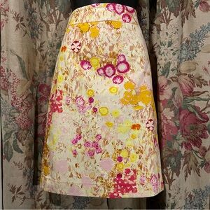 J CREW Spring 2010 Floral Skirt